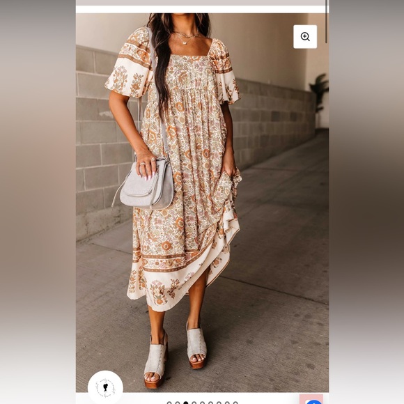 Kate Floral Dress - Picture 2 of 3